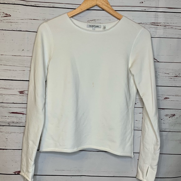 Helmut Lang Sweaters - Helmut Lang | Scoop Neck Sweatshirt \ Sweater